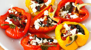BAKED PEPPERS, TOMATOES & FETA