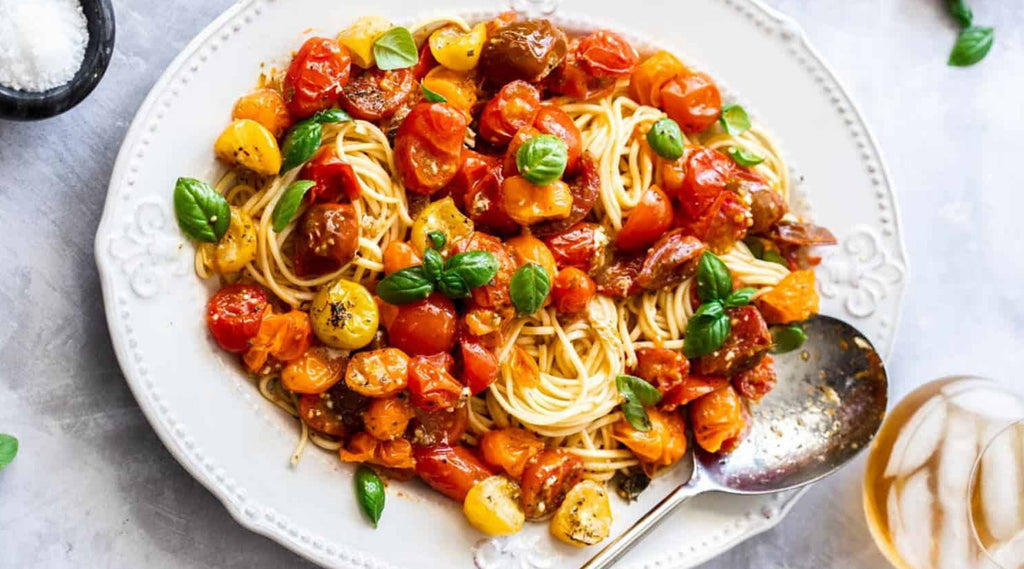 ROASTED TOMATO SALAD WITH SHERRY VINAIGRETTE