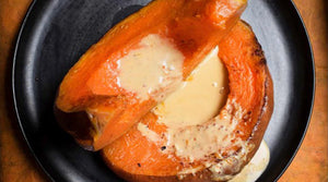 FONDANT PUMPKIN AND MUSTARD SAUCE