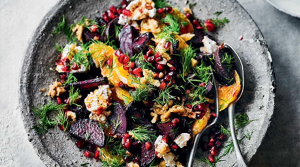 POMEGRANATE MOLASSES & ROAST BEETROOT WITH ORANGES